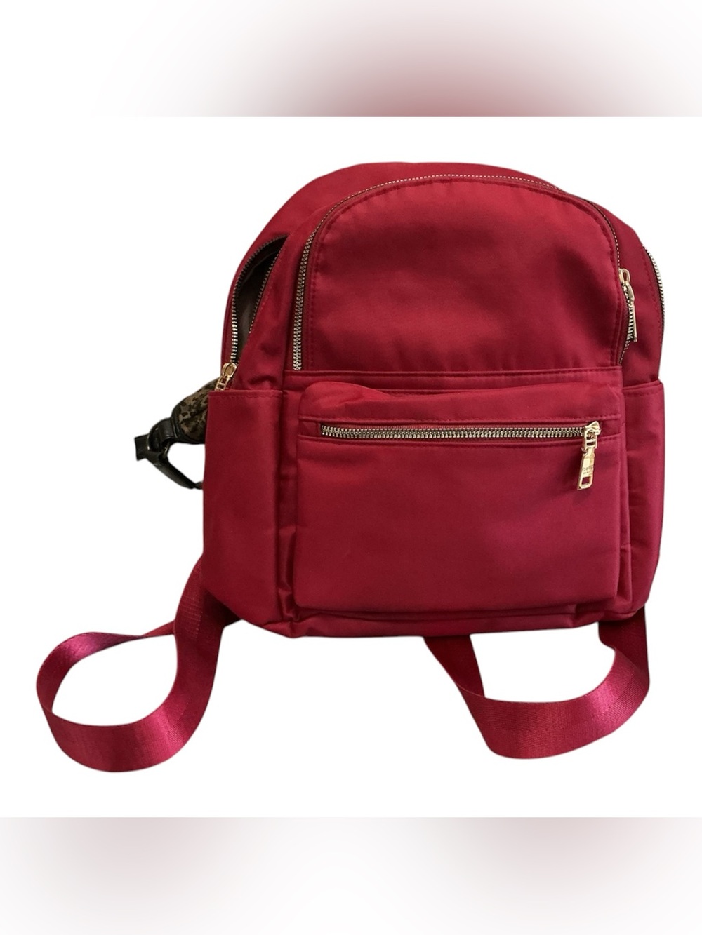 Medium Size Lightweight Nylon Red Women's Backpack NWOT